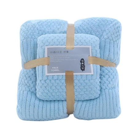 Zatoumnr Coral Velvet Absorbent Towel Wholesale Two-piece Set Thickened Gift Bath Towel Set Cozy Bath Sheet Perfect for Daily Use Bathroom Shower Towels