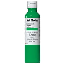 Tri-Art Art Noise Permanent Acrylic Gouache - Transparent Green, 120 ml, Bottle