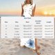 thumbnail image 3 of TaTaai Ladies Casual Solid Color Round Neck Sleeveless Dress Elegant Pleated Detail Knee Length Dress with Functional Pockets Comfortable Loose Fit for Spring Summer Daily Wear Gift, 3 of 5
