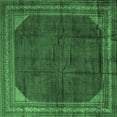 thumbnail image 1 of Ahgly Company Indoor Square Persian Emerald Green Traditional Area Rugs, 8' Square, 1 of 4