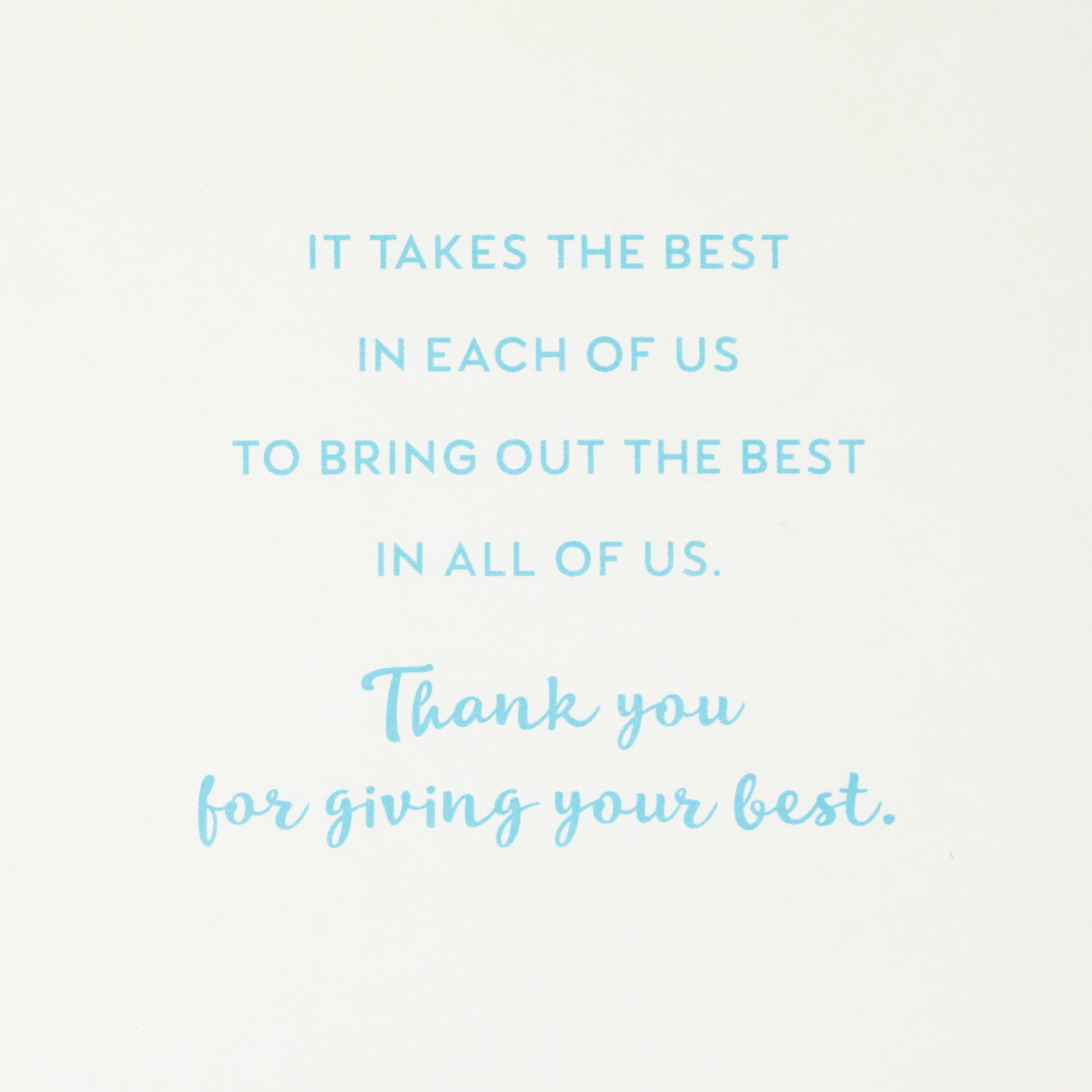 Hallmark Pack of Thank You Cards, 4 Cards with Envelopes (The Best)