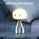 thumbnail image 3 of Cute Jellyfish Baby Night Light Regulable Lámpara de noche para bebés Silicona Luces nocturnas MABOTO Negro, 3 of 7