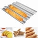 thumbnail image 1 of French Stick Bread Baking Mold Non-Stick Baguette Mold Perforated Bread Mold for Baking French Baguette Baking Tray Plate Baguette Mold for Biscuits (, 1 of 4