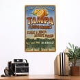 thumbnail image 2 of Tampa, Florida, Orange Grove Vintage Sign (12x18 Aluminum Art, Indoor Outdoor Metal Sign Decor), 2 of 5