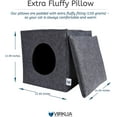 thumbnail image 7 of Viirkuja Felt Cat Den With Cushion Suitable For Ikea Expedit Kallax Shelves, 7 of 7