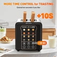 thumbnail image 4 of Secura 2 Slice Automatic Toaster Touch Screen Smart Toaster with Digital Timer 6 Bread Type & 6 Browning Levels, Reheat, Deforst,, 4 of 7