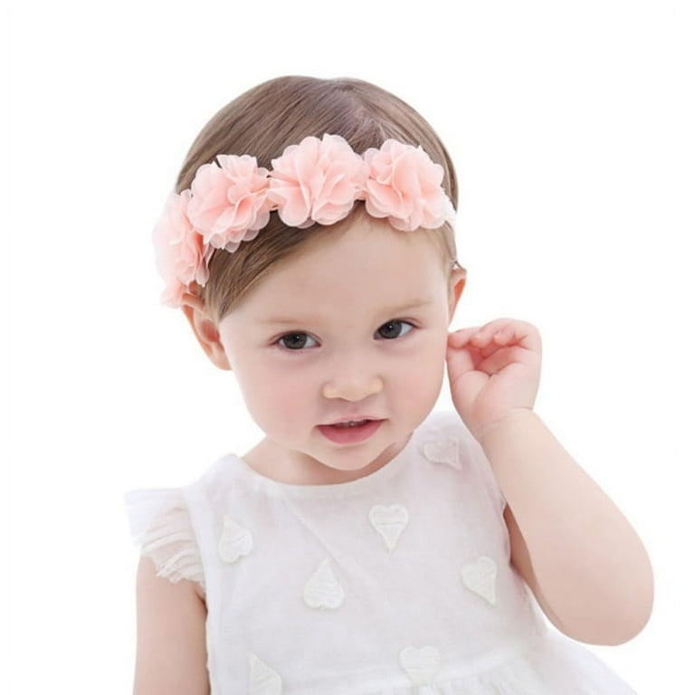 Baby Girl Headbands Head Wraps Hairband and Bows for Newborn