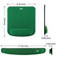 thumbnail image 7 of NEX Ergonomic Mouse Pad with Wrist Support, Memory Foam Keyboard Wrist Rest for Computer, Green (NX-PAD004), 7 of 7