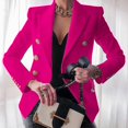 thumbnail image 1 of Women's Suit Short Jacket Solid Color Business Commuter Jacket Daily Wear, 1 of 5