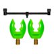 thumbnail image 2 of Soporte portátil para caña de pescar con soporte para poste de portería de pesca Buzz Bar Pod 31cm Silicona Verde, 2 of 9