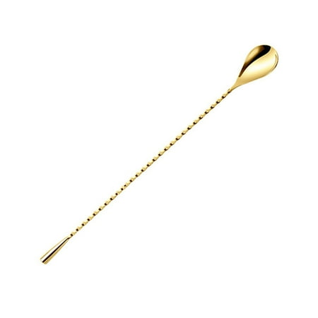 

Papaba Spoon 1 PC Coffee Spoon Sturdy Not Rust Long Handle Cocktail Mixing Spoon Wine Mixer for Coffee