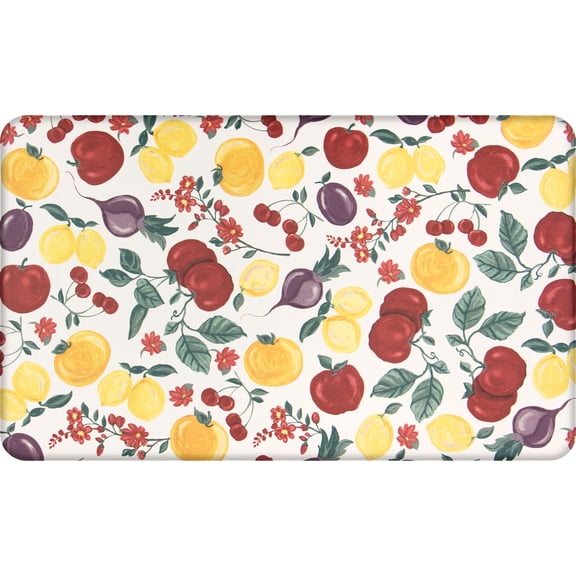 Mainstays 18" x 30" Fruit Design Anti-Fatigue Cushioned Kitchen Mat