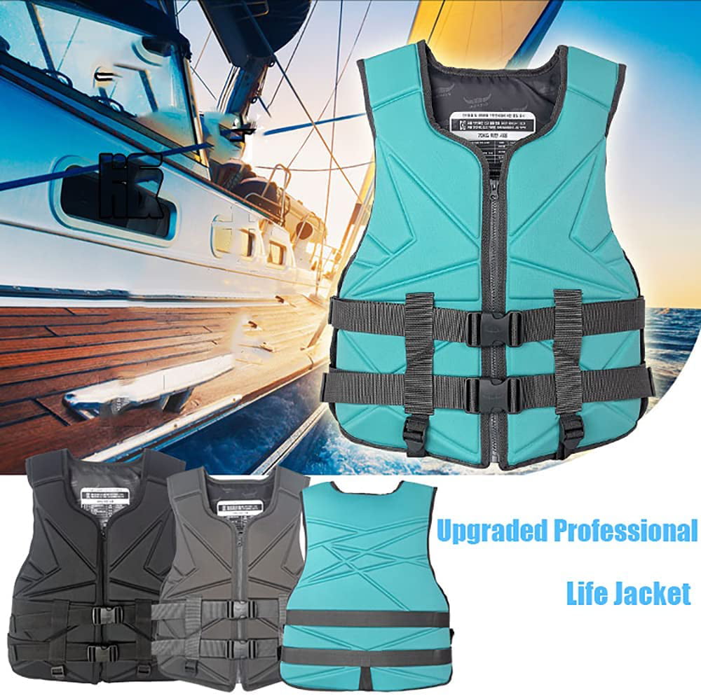 Neoprene Adult Life Jacket Kayak Ski Buoyancy Aid Vest Sailing Boating Jacket A+ 