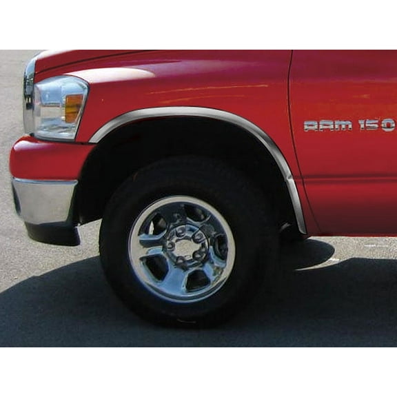 Stainless Steel Fender Trim 4Pc Fits 2002-2008 Dodge Ram WZ42935 QAA