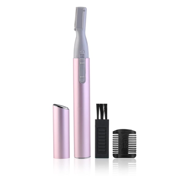NUOLUX Women Electric Facial Hair Eyebrow Trimmer Razor (Pink)