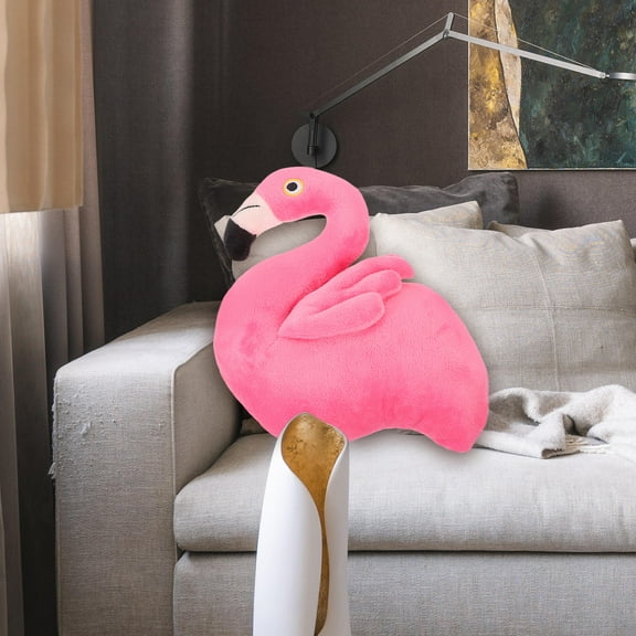 ELAYARD Attractive Flamingo Pillow Pink Cotton Comfortable Touch