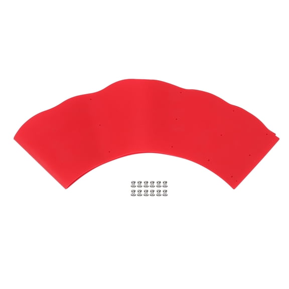 BOKYAN Adjustable Silicone Splatter Guard – Red, 20‑34 cm, BPA‑free, Easy‑Clean Oil Splash Protector for Frying Pans