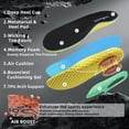 thumbnail image 3 of OrthoComfoot Men's Orthopedic Trail Hiking Shoes: Comfortable Supportive Shoes for Walking and Everyday Wear, 3 of 6