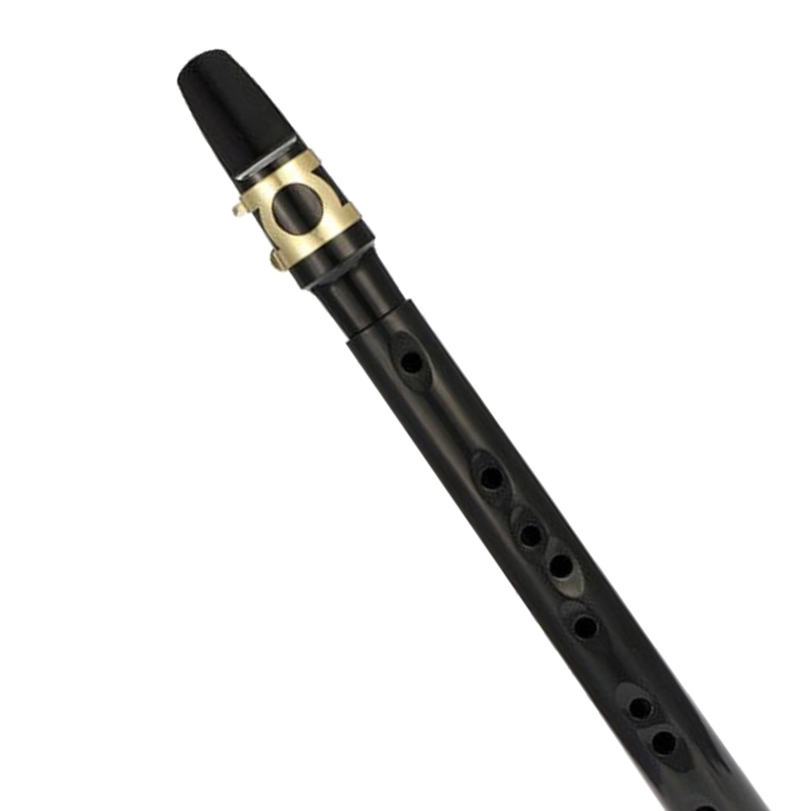 Pocket Saxophone with Mouthpiece Reeds Easy to Play Mini Sax Woodwind Instrument Portable Saxophone for Amateurs Kids Adult black
