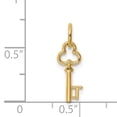 thumbnail image 2 of Collier Pendentif Breloque Monogramme Initiale Lettre T en Or Jaune 14k, 2 of 6