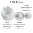 thumbnail image 2 of Car For 390 Gearbox Plastic Gear For Electric Baby Cars 550 Gearbox Gear A 550 Full Set, 2 of 6