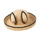thumbnail image 5 of Sombrero de paja Sombrero de ala enrollada de paja de rafia para viajes de vacaciones Fiestas Playa, 5 of 9