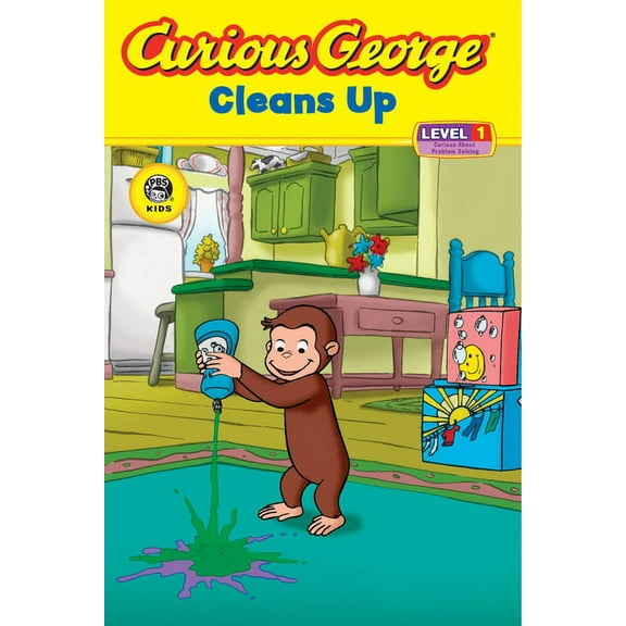 Curious George Cleans Up (Curious George Early Readers)