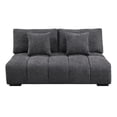 thumbnail image 5 of ACME Chloris Linen Fabric Upholstered Sectional Sofa with Pillows in Gray, 5 of 11