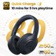 thumbnail image 5 of Auriculares HAYLOU S30 Hybrid ANC para colocar sobre las orejas Bluetooth 5.4, 5 of 6