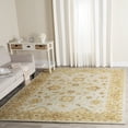 thumbnail image 2 of SAFAVIEH Antiquity Ingram Traditional Bordered Wool Area Rug, Light Blue/Sage, 7'6" x 9'6", 2 of 8