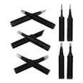 thumbnail image 6 of Raindrops 10pcs Copper Replaceable Solder Iron Copper Tips Assorted Soldering Tip Replacement Accessory, 6 of 8