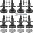 thumbnail image 1 of Heavy-Duty Furniture Leveling Feet Kit 3/8"-16 Thread Adjustable Leg Pads for Tables, Cabinets, Workbenches, 1 of 8