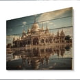 thumbnail image 2 of Designart "Temple Reflections Hinduisim Art wall decor II" Spiritual Print on Natural Pine Wood, 2 of 5