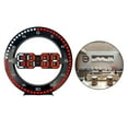thumbnail image 3 of Rongfmy LED Digital Wall Clock Round Electronic Clock Home Office Desktop Decoration Red Red Count Second, 3 of 9