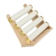 thumbnail image 1 of Soporte para pulseras, expositor de brazaletes, base de madera de varias capas, organizador de joyas Cuatro Capas Beige, 1 of 9