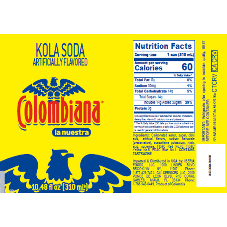 Colombiana La Nuestra (can) - 6 pk - 10.5 oz - Walmart.com