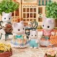 thumbnail image 3 of Figuras de muñecas coleccionables Ternurines Calico Critters Latte Cat Family, 3 of 9