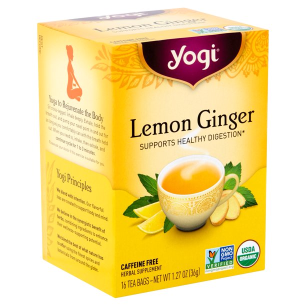 Yogi Lemon Ginger Tea Bags, 16 count, 1.27 oz