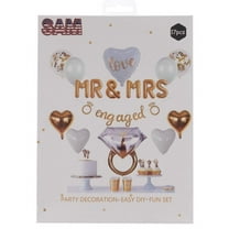 ENGAGED BALLOON SET (17PCS)