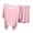 Pink, variant on Bixock Pajamas for Women Loungewear Set for Women Solid Color V Neck Short Sleeve Top Short Pants Summer Lightweight 2 Piece Sleepwear