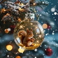 thumbnail image 5 of LmnLft 2026 Wildlife Wonders Crystal Ornament Collection, 3D Glass Animal Globe Christmas Decoration, Clear Plastic Balls with Sparkling Star Accents, Nature Inspired Hanging Ornament for Home Décor, 5 of 6