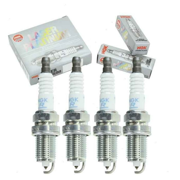 4 pc NGK Laser Platinum Spark Plugs compatible with Dodge Journey 2.4L L4 2009-2020