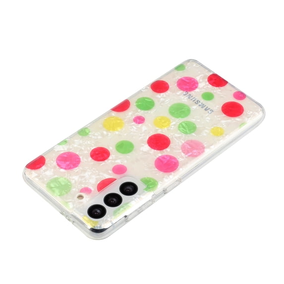 Galaxy S22 Plus 5G Case 2022(6.6 inch), TECH CIRCLE Hard PC Back Slim Fit Protective Colorful Pattern Printed Cover for Samsung Galaxy S22 Plus 6.6" 2022, Colorful Circle