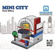 Brick Loot Mini City Collection Post Office Interlocking Brick Set Compatible with Major Brands