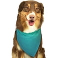 thumbnail image 6 of Disketp Green Turquoise Teal Dog Bandanas 1PC Triangle Adjustable Puppy Bandana Bib Handkerchief for Large Medium Girl Dogs Pets Gift, 6 of 6