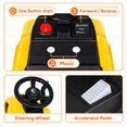 thumbnail image 4 of TLSUNNY 6V Kids Ride On Tractor Toy, Electric Vehicle W/ Detachable Trailer, Music, Headlights, Foot Pedal Control, Ideal Gift for Toddlers, 4 of 9
