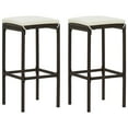 thumbnail image 3 of vidaXL Patio Bar Set Bar Table and Stools Patio Furniture Set with Cushions, 3 of 49