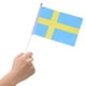 thumbnail image 3 of 50 Uds., Pequeña bandera de Suecia de mano en palo, banderas de países del mundo internacional, banderas, decoración de fiestas, 3 of 4