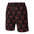 thumbnail image 4 of Balery Red Snake Traje de Baño Estilo Hawaiano para Hombre, Shorts de Secado Rápido con Bolsillos-X-Large, 4 of 6