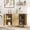 Natural-Fluted, variant on Manxile Fluted Sideboard Buffet Cabinet with 3 Doors, Wood Accent Storage Cabinet for Kitchen Dining Living Room Entryway (Natural)